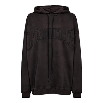 Haute L'Amitié L'AMITIÉ Application Hoodie Dark Grey